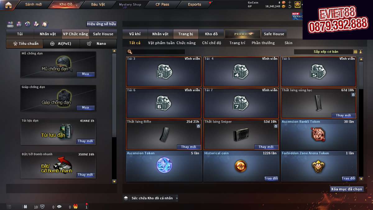 shop acc cf uy tin gia re